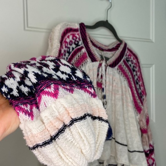 FREE PEOPLE open front cropped cardigan size S - Picture 5 of 7